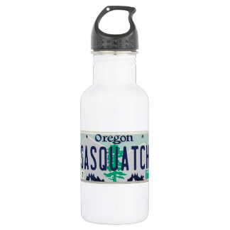 Botella De Agua Placa de Oregon Sasquatch
