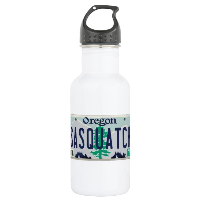 Botella De Agua Placa de Oregon Sasquatch (Anverso)