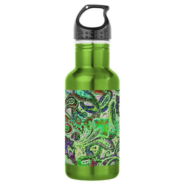 Botella De Agua Plain Paisley 1 (Anverso)