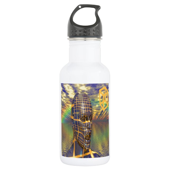 Botella De Agua Planeta Orgánico (Anverso)