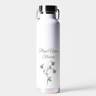 Botella De Agua Planta de Columbina Flores Nativas (Europa)