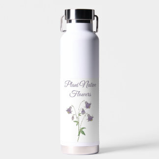 Botella De Agua Planta de Columbina Flores Nativas (Europa)