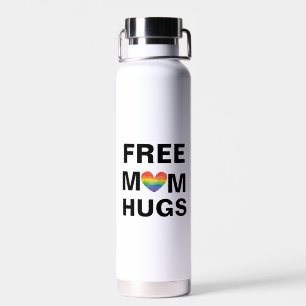 Botella De Agua Plantilla personalizada de abrazos de mamá libre