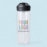 Botella de agua plástica con logotipo de 20 oz par<br><div class="desc">Personalice fácilmente esta botella de agua plástica CamelBak® Eddy® con el logotipo de su propia empresa, el lema, el nombre del destinatario u otro texto personalizado. Tiene un asa, y es a prueba de fugas, una caja fuerte con lavavajillas, y está hecha con BPA de plástico reciclado al 50%, BPS...</div>