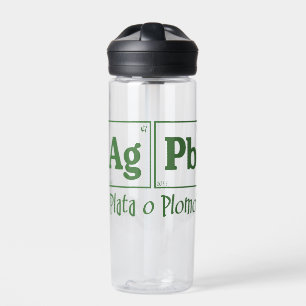 Botella De Agua Plata o plomo