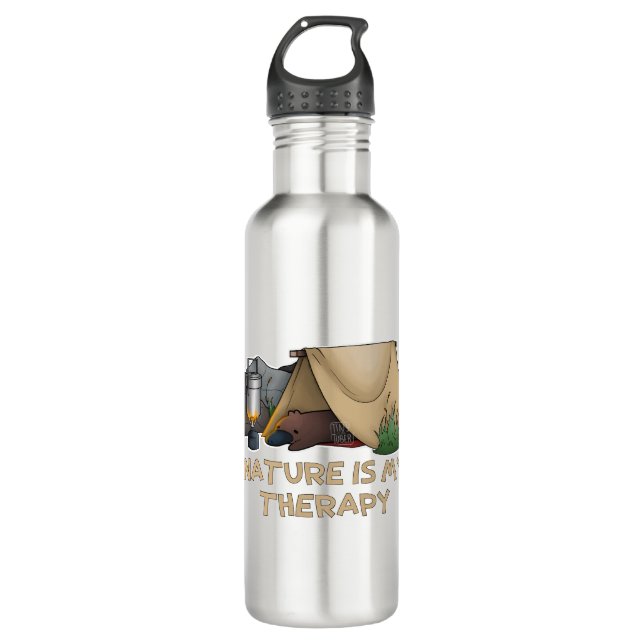 Botella de agua - Platypus Camping Edition (Anverso)