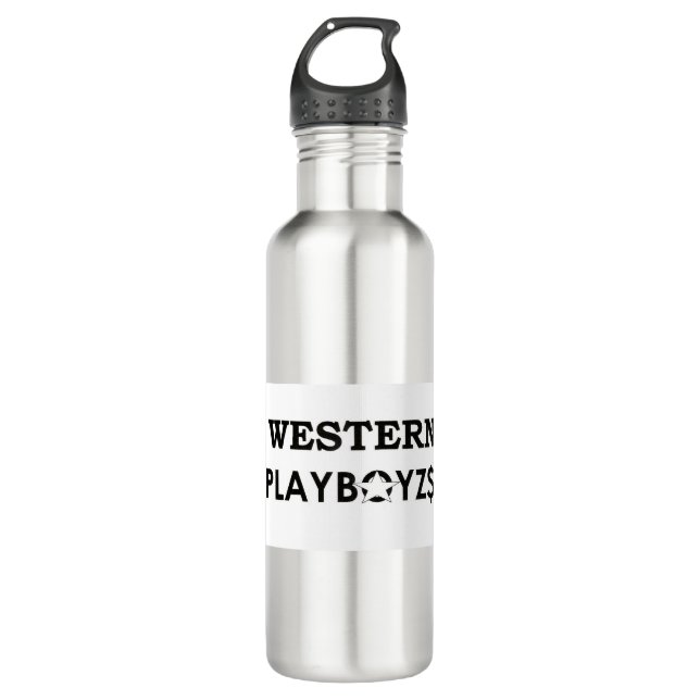 BOTELLA DE AGUA PLAYBOIZ OCCIDENTAL / JMT SKATERBOARDS / IPIX (Anverso)