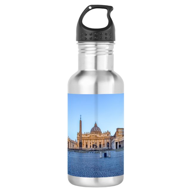 Botella De Agua Plaza de San Pedro en Ciudad del Vaticano - Roma,  (Anverso)