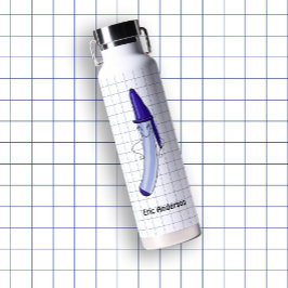 Botella De Agua Pluma de suministros escolares dibujada a mano