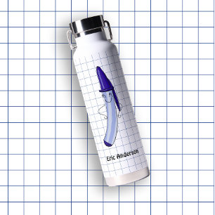 Botella De Agua Pluma de suministros escolares dibujada a mano