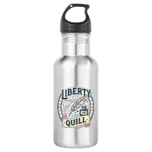 Botella De Agua Pluma Patriótica Liberty Tinta Pluma Patriótica Vi