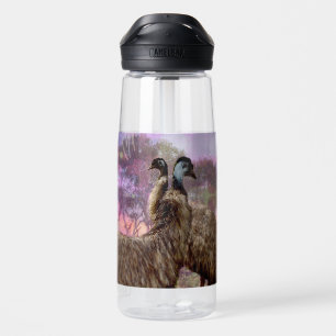 Botella De Agua "Plumas del Romance: El Cortejo de los Emúes"