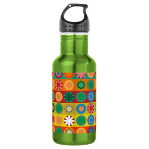 Botella De Agua Poder de las Flores en Filas