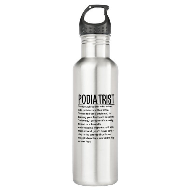 Botella De Agua Podiatrista (Anverso)