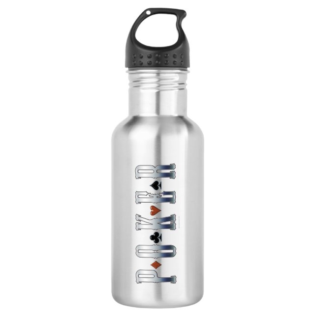 Botella De Agua Póker (Anverso)