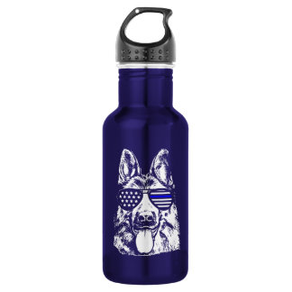 Botella De Agua Policía de Pastor Alemán