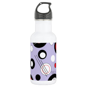 Botella De Agua Polka Lilac