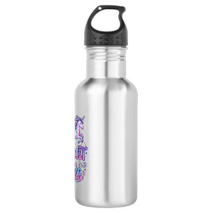 Botella De Agua Polvo de Estrellas de Unicornio en Mis Venas Regal