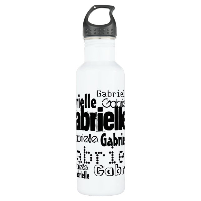 Botella De Agua Poner su nombre en todo esto (Anverso)