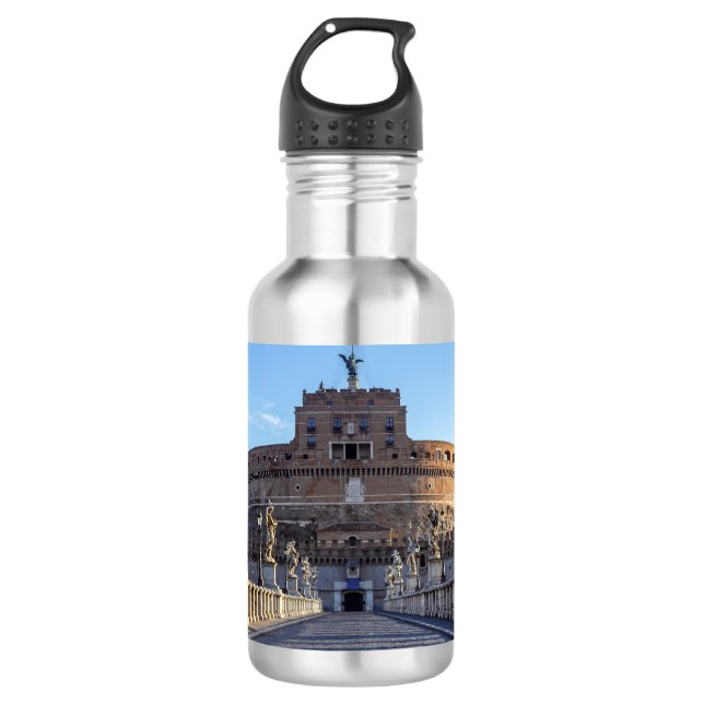 Botella De Agua Ponte y Castel Sant'Angelo - Roma, Italia (Anverso)