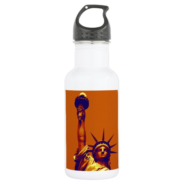 Botella De Agua Pop Art Lady Liberty (Anverso)