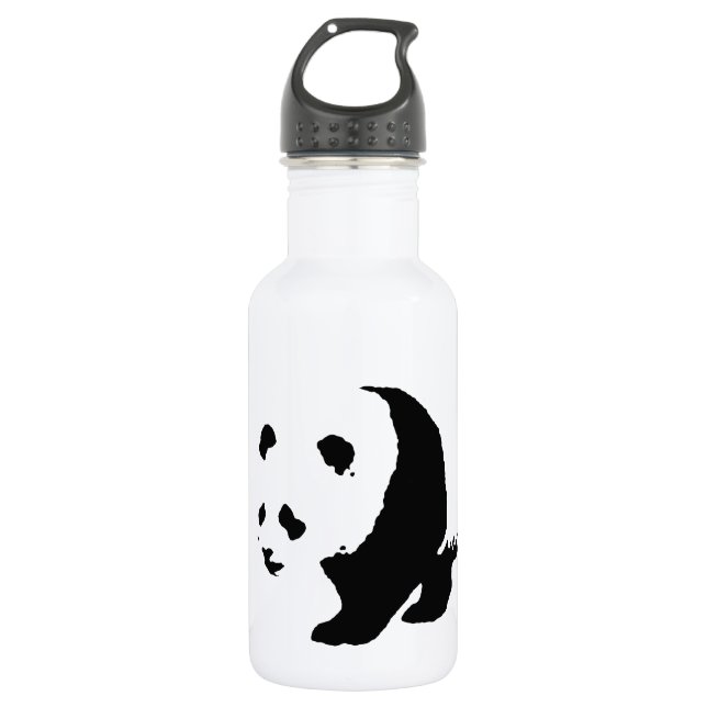 Botella De Agua Pop Art Panda (Anverso)