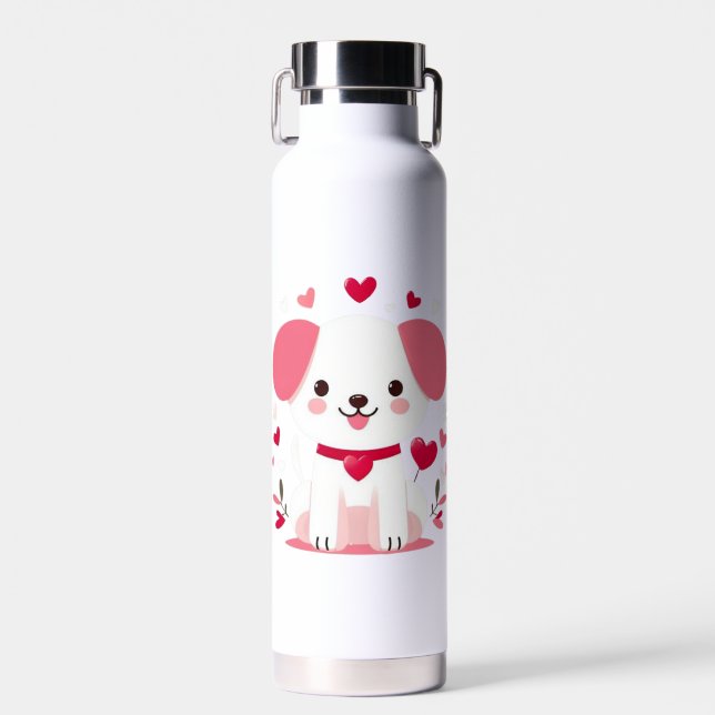 Botella De Agua Popo de la valentina caprichoso (Delantero)