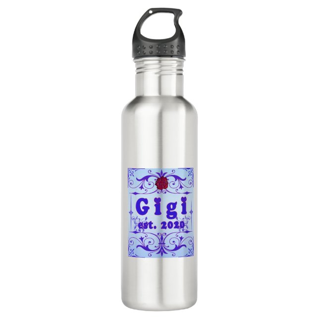 Botella De Agua Por Ese Especial "GiGi 2020" (Anverso)