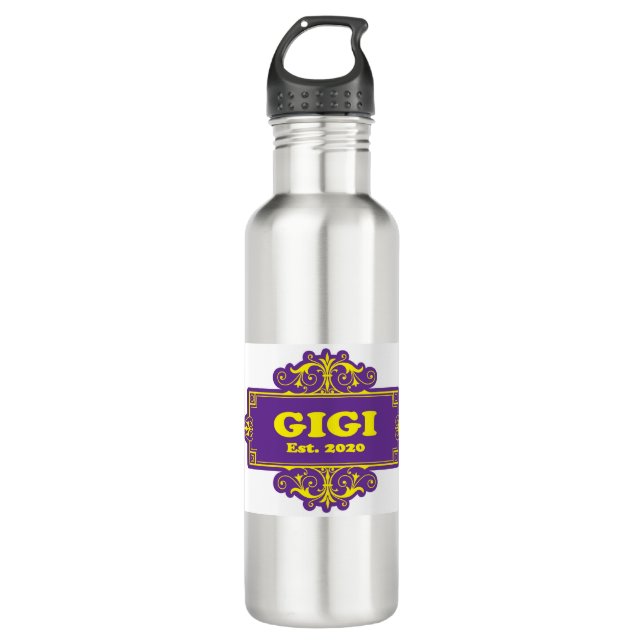 Botella De Agua Por Ese Especial "GiGi 2020" (Anverso)