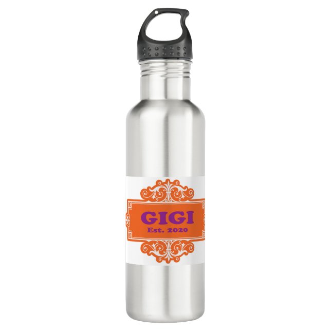 Botella De Agua Por Ese Especial "GiGi 2020" (Anverso)
