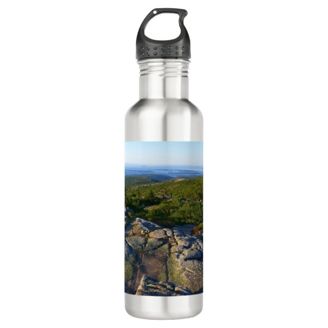 Botella De Agua Por la mañana sobre la montaña Cadillac en Acadia (Anverso)
