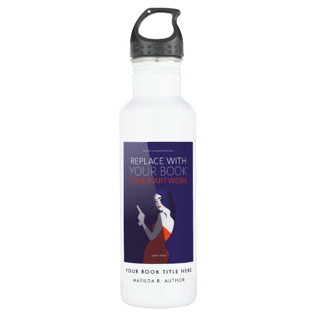 Botella De Agua Portada del libro | Promoción del lanzamiento del  (Anverso)
