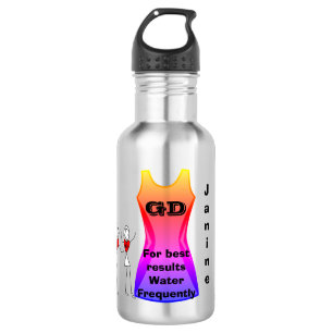 Botella De Agua Posiciones de Jugador Netball Personalizado