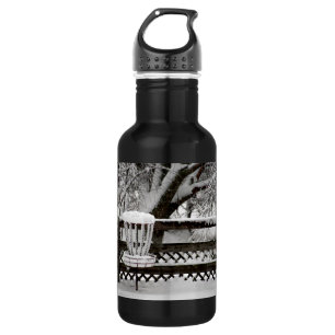 Botella De Agua Poste de la meta del golf del disco en nieve