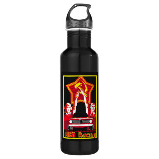 Botella De Agua Poster de las KGB-Carreras