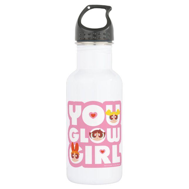Botella De Agua Powerpuff Girls: You Glow Girl (Anverso)