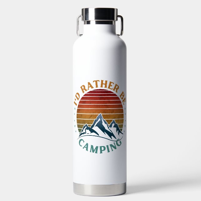 BOTELLA DE AGUA PREFERIRÍA ESTAR DE CAMPAMENTO (Delantero)
