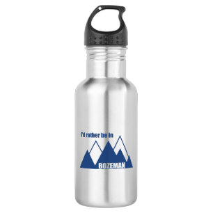 Botella De Agua Preferiría Estar En La Montaña Bozeman Montana
