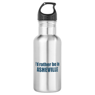 Botella De Agua Prefiero estar en Asheville, Carolina del Norte