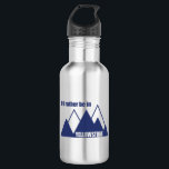 Botella De Agua Prefiero estar en la montaña Yellowstone<br><div class="desc">El Parque Nacional Yellowstone de Wyoming y Montana e Idaho cuenta con espectaculares cañones,  ríos alpinos,  exuberantes bosques,  aguas termales y géisers,  entre ellos su más famoso,  la Antigua Fiel. También alberga cientos de especies animales,  incluyendo osos,  lobos,  bisontes,  alces y antílopes.</div>