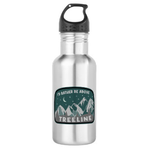 Botella De Agua Prefiero estar por encima de Treeline