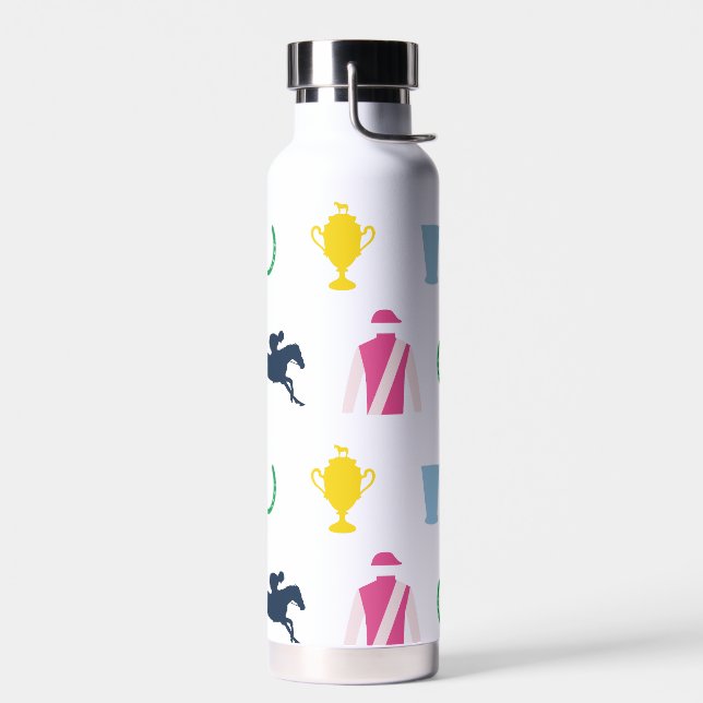 Botella De Agua Preppy Derby Fiesta Icons (Izquierdo)