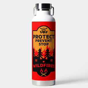 Botella De Agua Prevención de incendios forestales