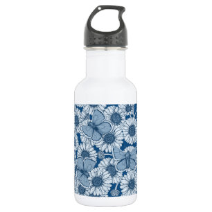 Botella De Agua Primavera azul