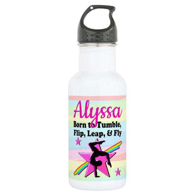 BOTELLA DE AGUA PRIMER LUGAR GIMNASTICA REINA (Anverso)