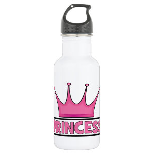 Botella De Agua Princesa rosa personalizado