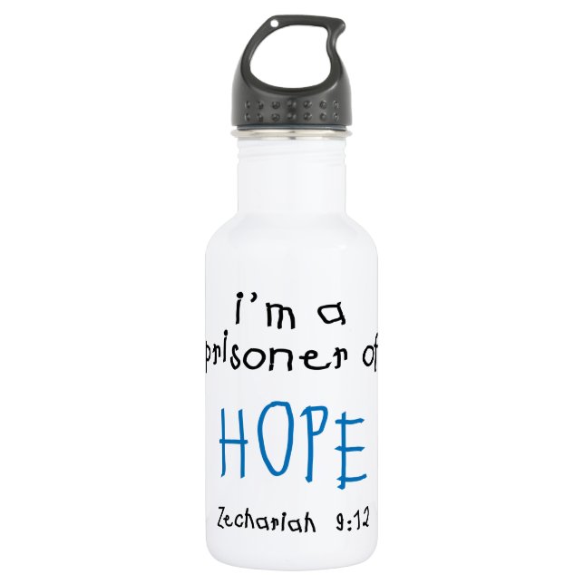 Botella De Agua Prisionero de Esperanza (Anverso)