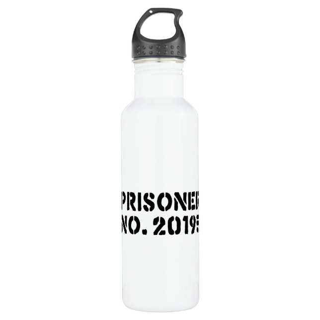Botella De Agua Prisionero Nº 20195 (Anverso)