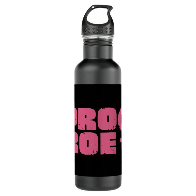 Botella De Agua Pro Roe Women's Rights Word Art (Anverso)