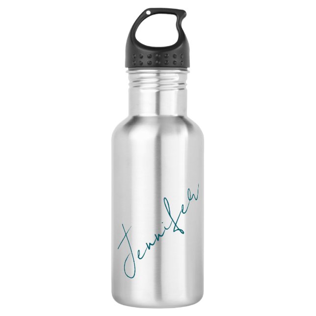Botella De Agua Profesional elegante moderno minimalista simple (Anverso)
